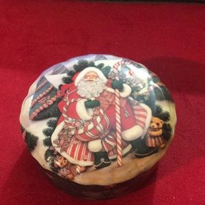 Christmas Lacquer-like Padded Jewerly Box